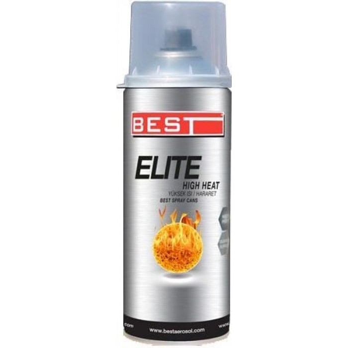 BEST ELİTE 600cc YÜKSEK ISI BOYASI 400ml. GÜMÜŞ