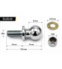 HAN MARİN ALTTAN CİVATALI RÖMORK ÇEKİ TOPUZU 50mm