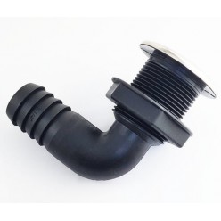 Krom Flanşlı Sintine Çıkışı, Firarı, Dirsek Tip Çeşitleri 1'' (25mm)