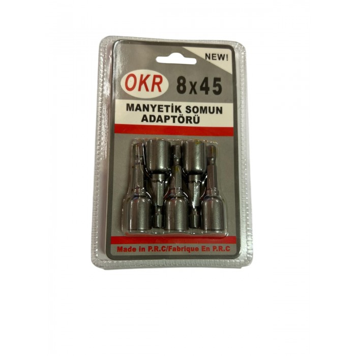 MANYETİK SOMUN ADAPTÖRÜ 8mm 5 ADET