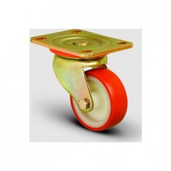 Oynak Tabla Bağlantılı, Burçlu, Poliüretan, Ağır Sanayi Tekerleği Çap:100 - Ed01 Zkp 100