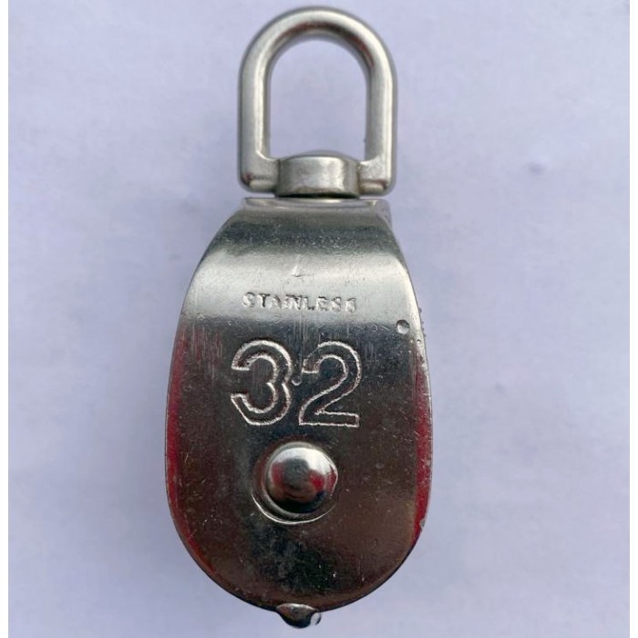 PASLANMAZ KROM ÇİFTLİ MAKARA 32mm