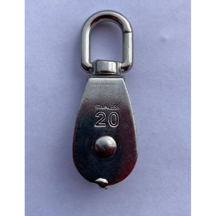 PASLANMAZ KROM TEKLİ MAKARA 20mm