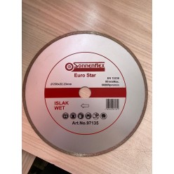 SERAMİK İÇİN ELMAS KESME DİSKİ ISLAK-WET 230X22.23mm SONNENFLEX