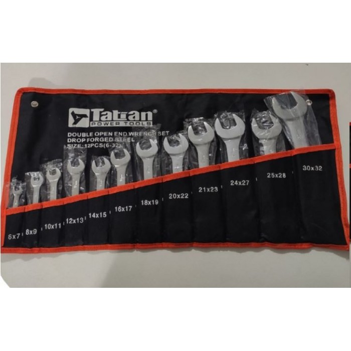 TATİAN 12 PARÇA İKİ AĞIZ ANAHTAR SETİ 6X32mm