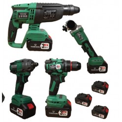 TİGER KİNG PRO 4 LÜ SET SOMUN SIKMA+HİLTİ+VİDALAMA+AVUÇ TAŞLAMA