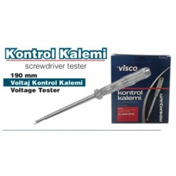 VİSCO KONTROL KALEMİ 190mm DÜZ ÇELİK UÇLU